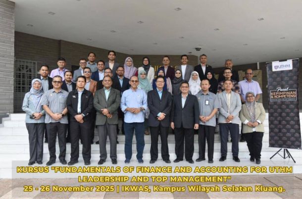 Kursus “Fundamentals of Finance and Accounting for UTHM Leadership and Top Management” 